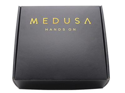 瓦楞折疊飛機盒 黑色包（bāo）裝（zhuāng）紙盒子定製工廠（chǎng）