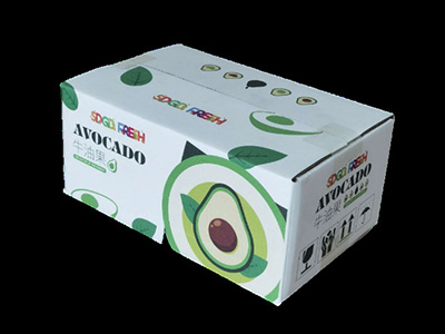 牛油果水果包裝（zhuāng）紙箱定製 水果快遞紙箱廠家