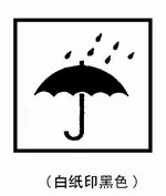紙箱怕（pà）濕標誌